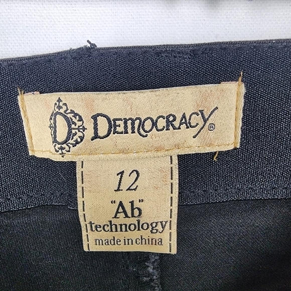 Democracy "Ab"technology Black Skinny Jeans SIZE 12 - Picture 5 of 6